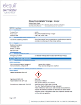 Document: Elequil Aromatabs REF 374 SDS